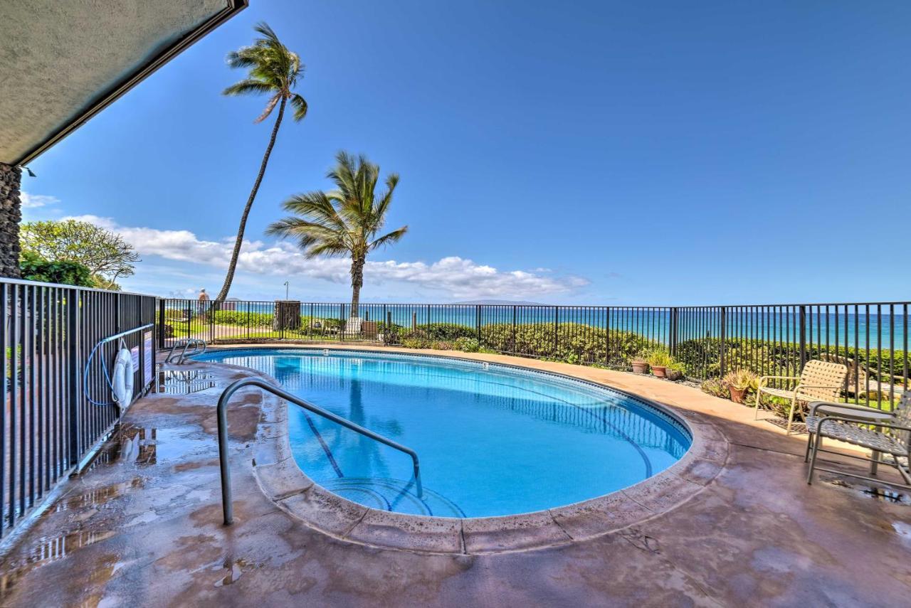 Gorgeous Oceanfront Kihei Condo With Balcony! Wailea  Eksteriør bilde
